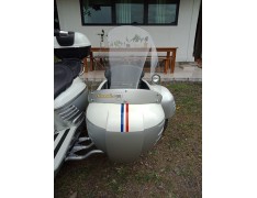 Sidecar Kit for Peugeot Django White Silver Edition